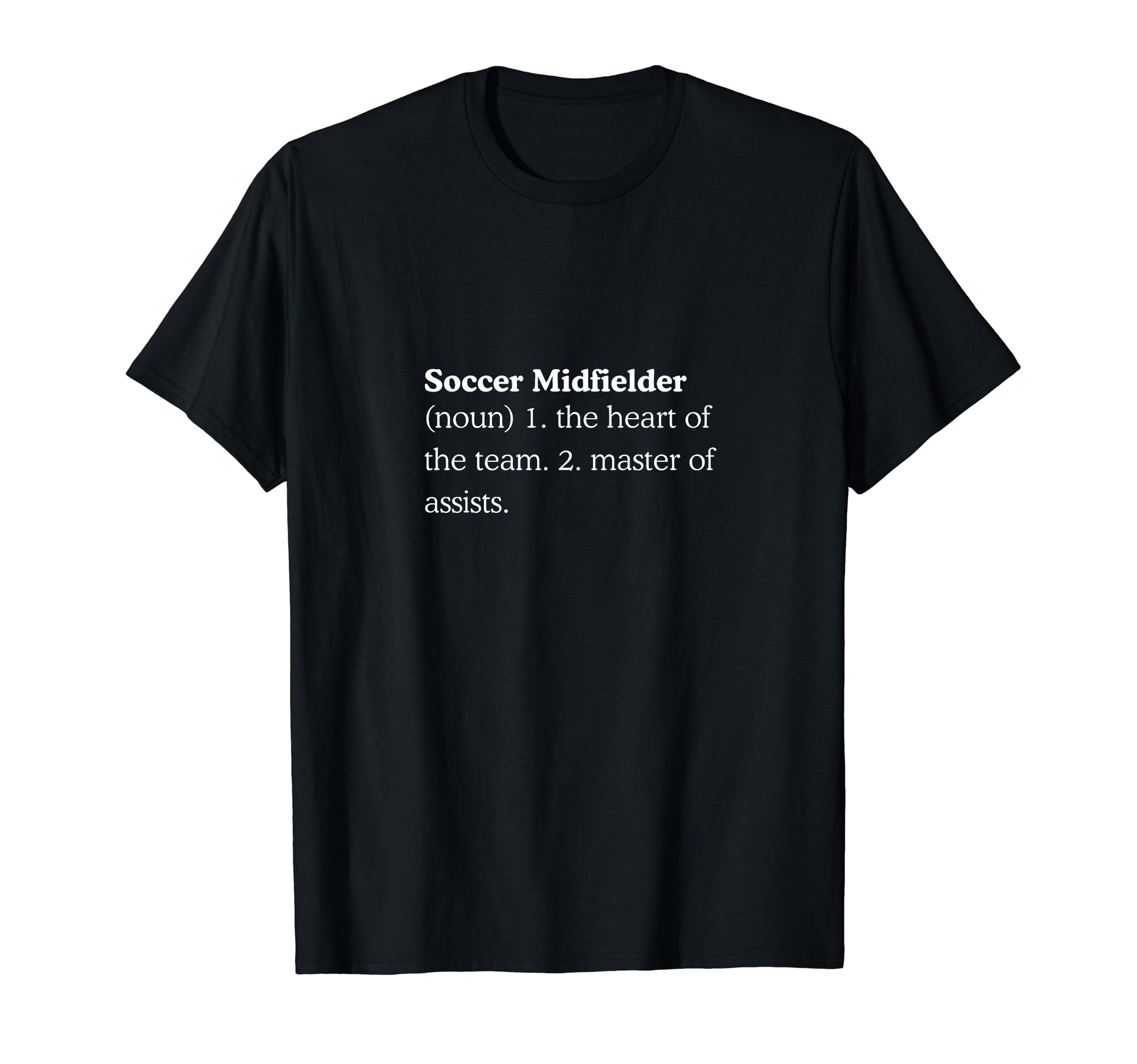Funny Soccer Midfielder Vocabulary Word T-Shirt - Graphic Print Unisex