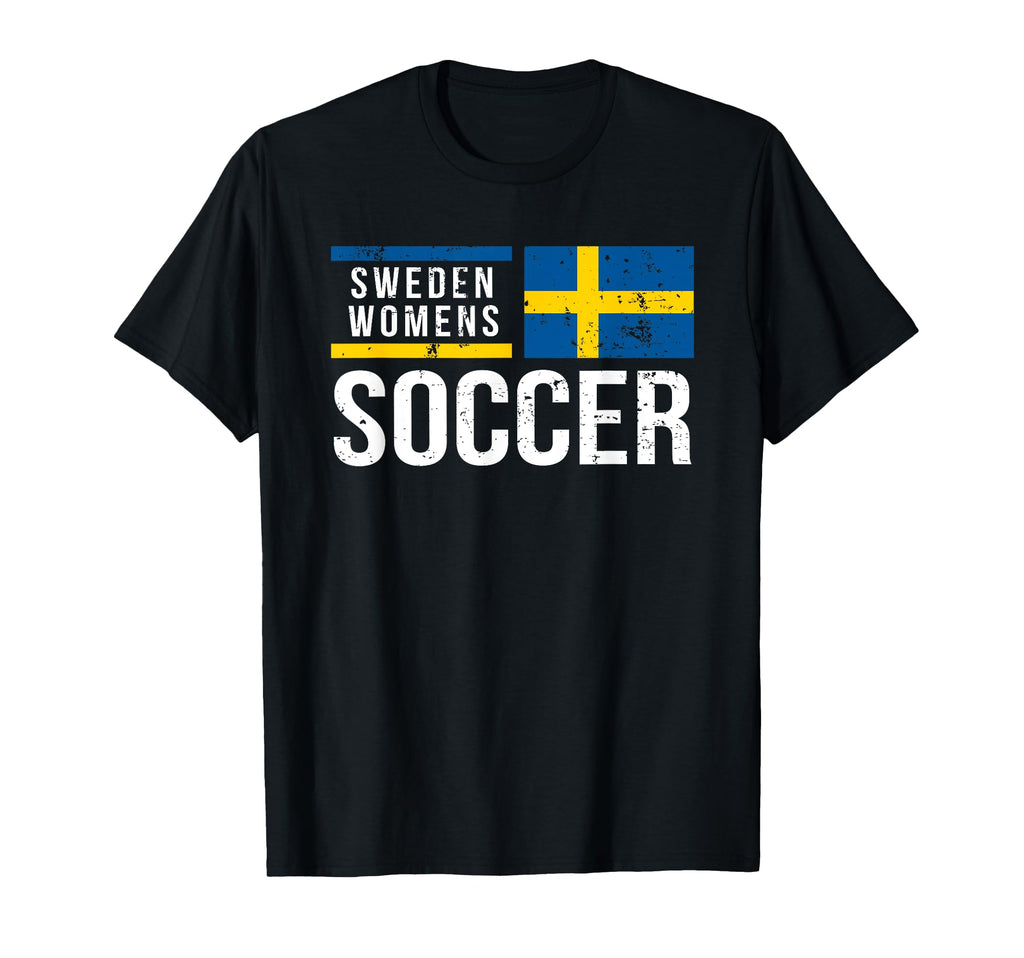 Sweden Womens Soccer Football Tournament T-Shirt - Novelty Apparel Unisex