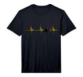 Ghanese Pride Ghana Heartbeat Ekg Pulse T-Shirt - Unique Graphic Unisex