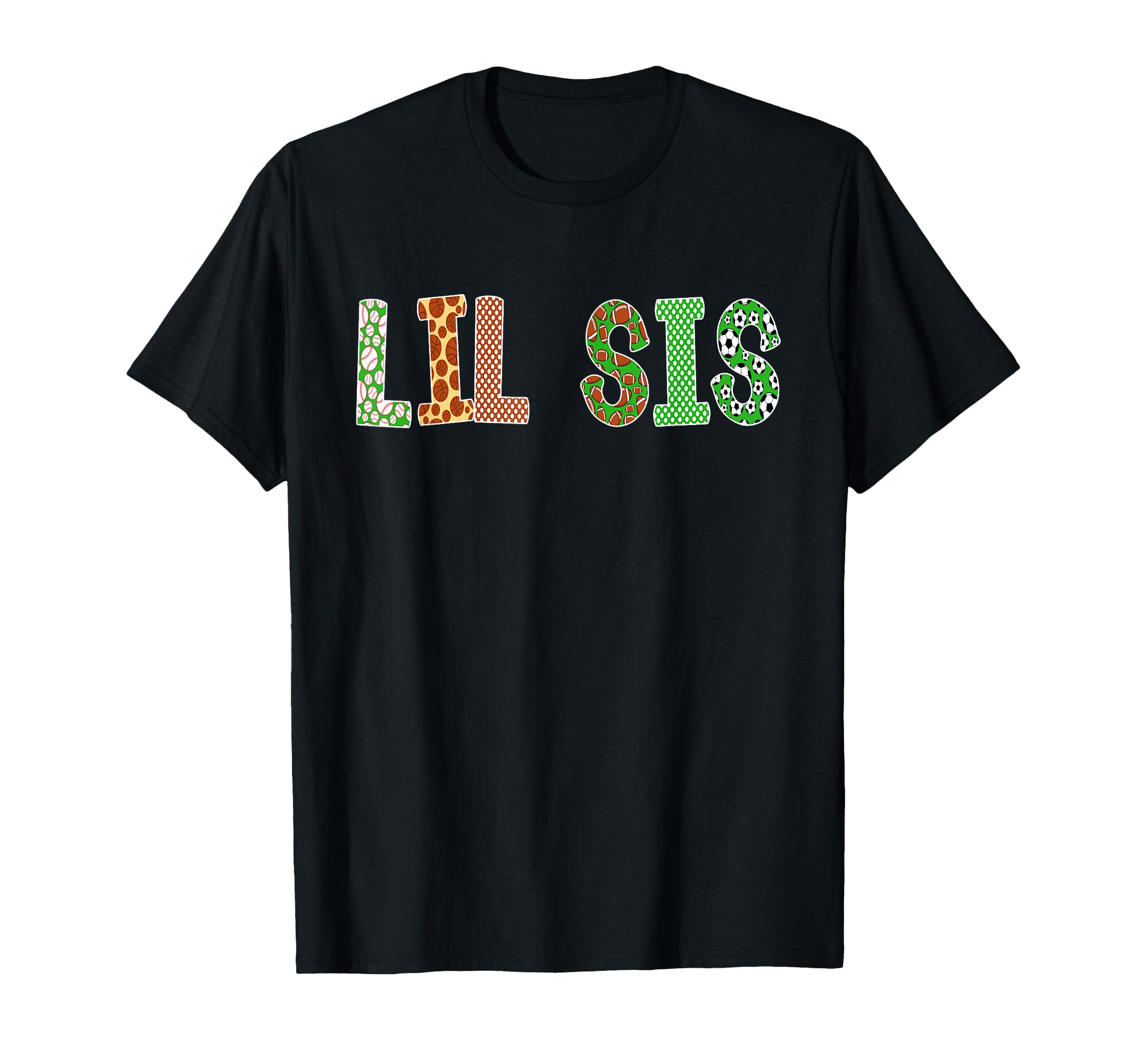Sports Baller Sister Lil Sis Birthday T-Shirt - Novelty Apparel Unisex