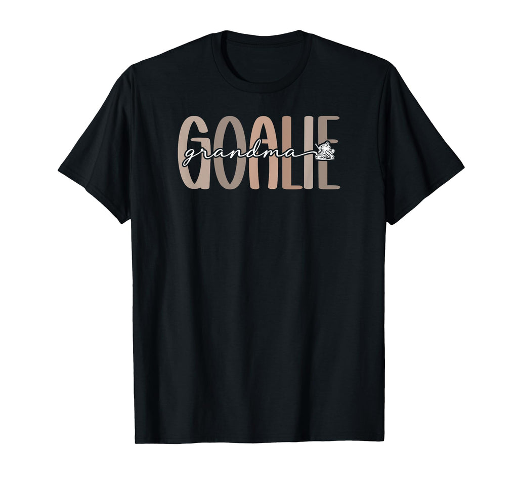 Ice Hockey Goalie Grandma Hockey T-Shirt - Custom Art Print for Adults