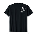 Skeleton Soccer Enthusiast Funny T-Shirt - Casual Everyday Wear for Adults