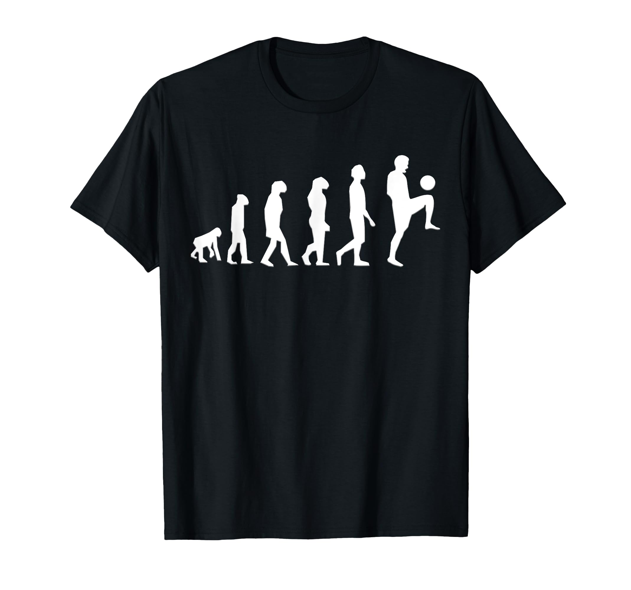 Evolution To Soccer Player Soccer Lover T-Shirt - Custom Art Print Unisex