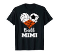 Ball Mimi Heart Funny Volleyball T-Shirt - Casual Everyday Wear Unisex