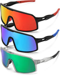 Polarized Sports Sunglasses for Men and Women Cycling Glasses UV Protection Goggles for Mountain Bike Running Fishing