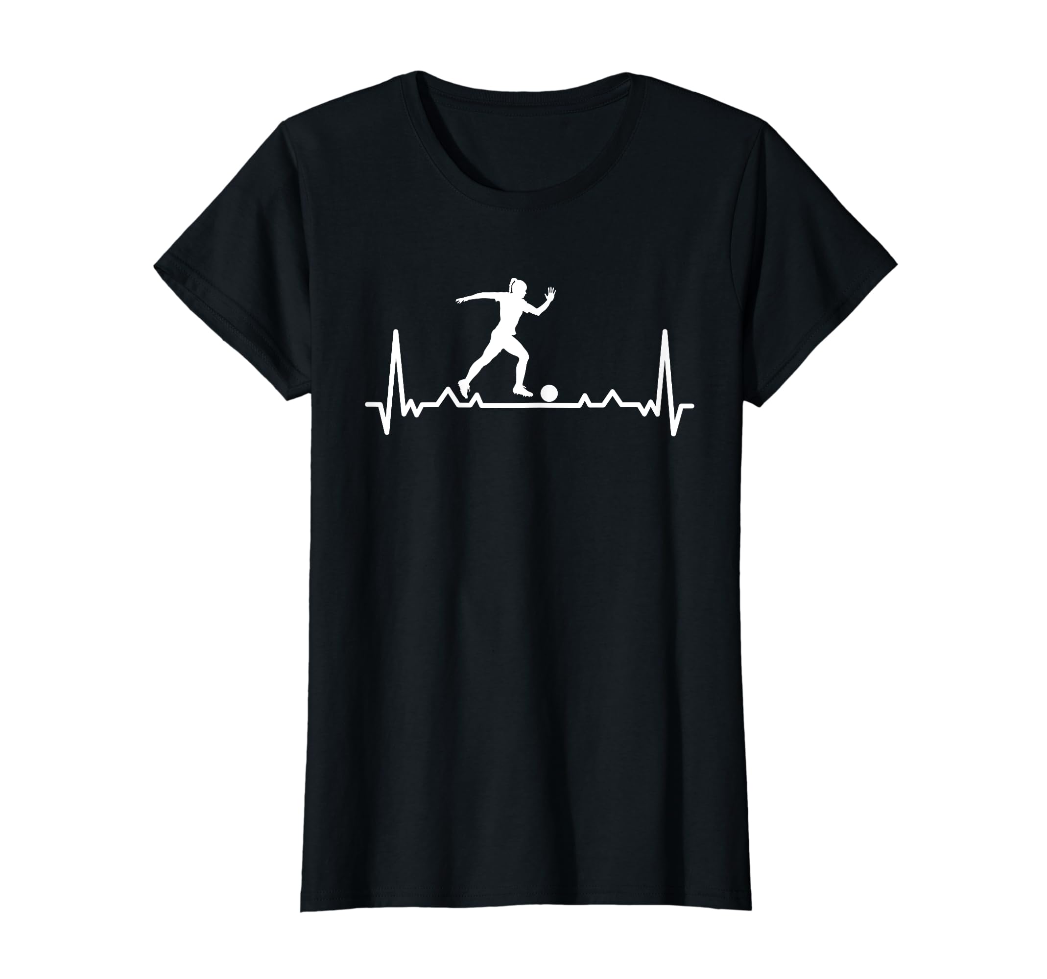 Soccer Heartbeat And Player Soccer T-Shirt - Streetwear Style Men Women