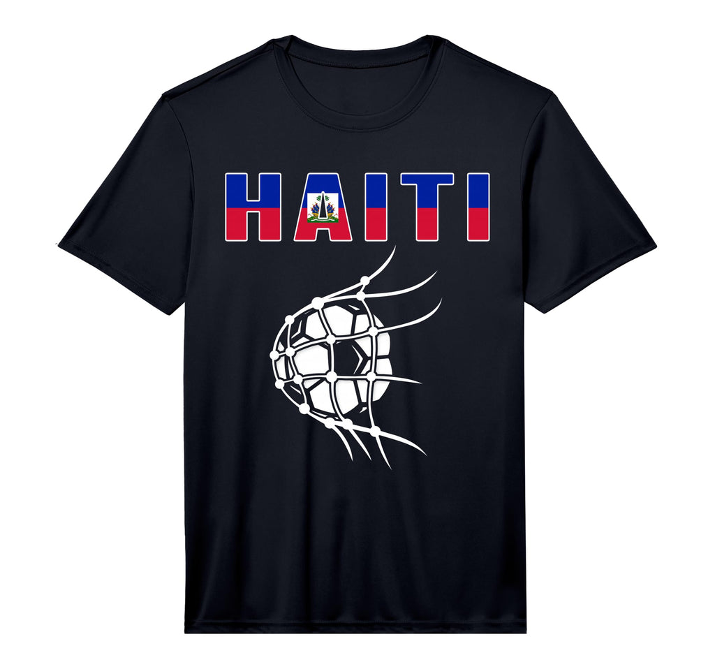 Haiti Soccer Fans Jersey Haitian Flag T-Shirt - Custom Art Print Men Women
