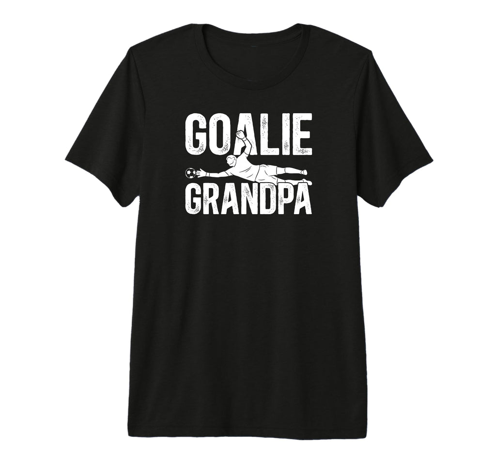 Mens Soccer Goalie Grandpa Soccer T-Shirt - Trendy Graphic Men Women