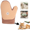 All-in-One Grooming Mist Glove for Pets, Upgrade Efficient Pet Hair Remover Gloves Grooming Spray Comb, Gentle Deshedding Efficient for Dogs & Cats (Pink)