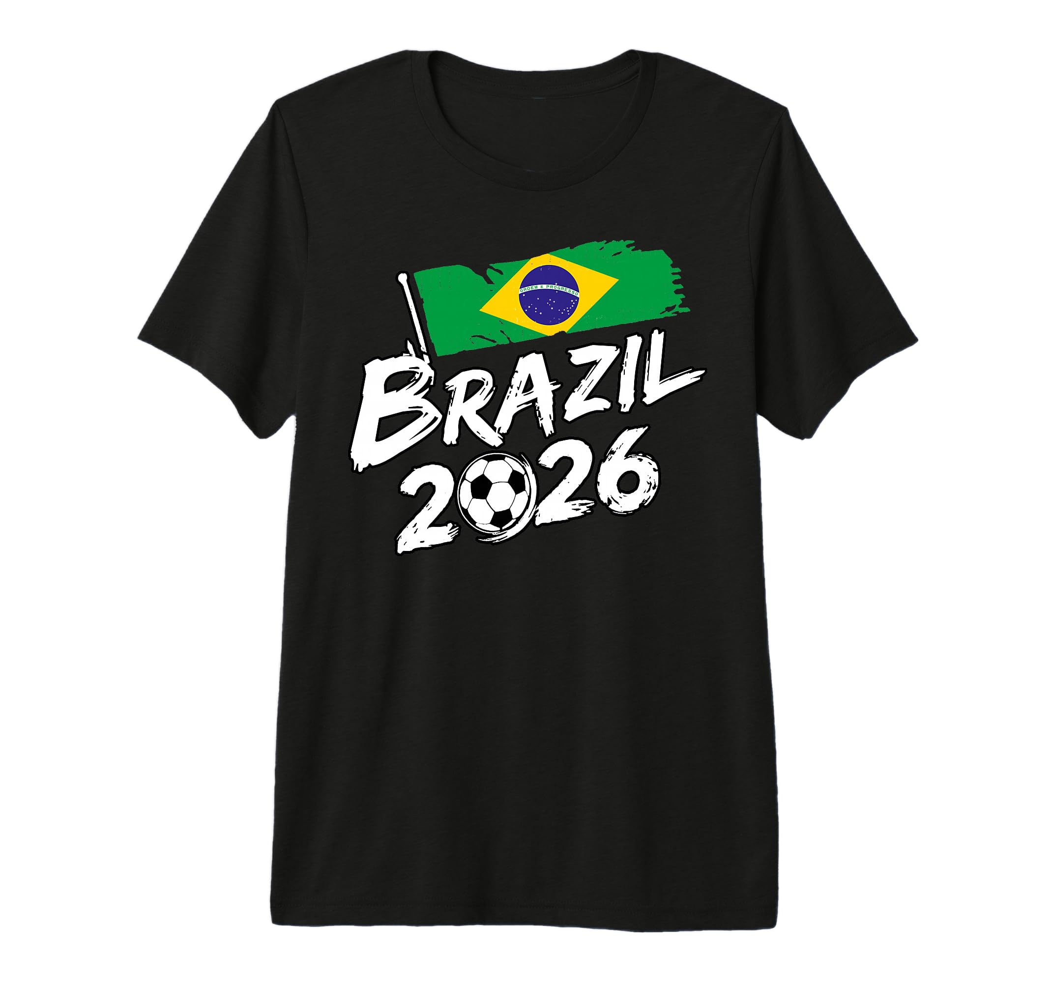 Brazil Football Soccer Game Player T-Shirt - Novelty Apparel for Adults