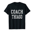 Coach Thiago Custom Football T-Shirt - Casual Everyday Wear Men Women
