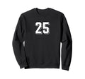 Number 25 80S 90S Soccer Team Jersey Sweatshirt - Graphic Print Men Women