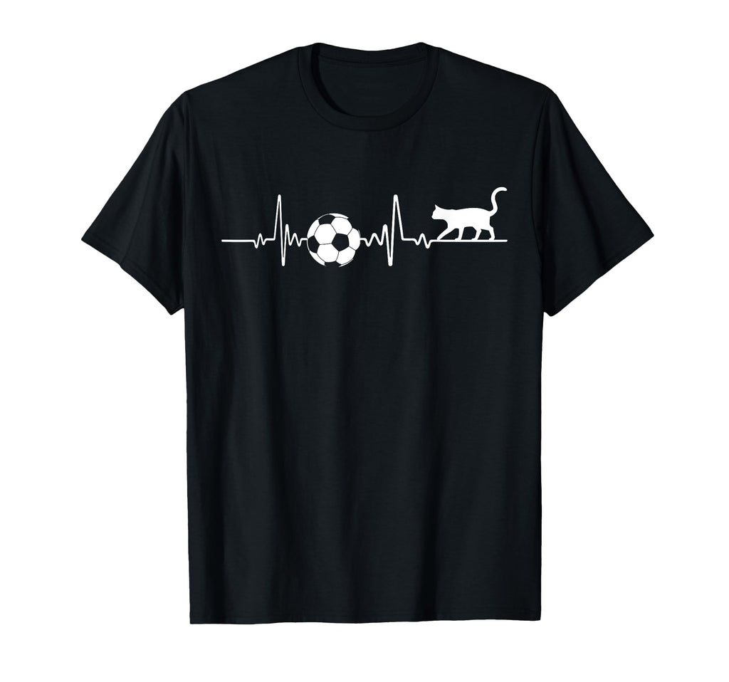 Soccer Cat Funny Cat Lover Soccer T-Shirt - Fun Novelty Design Unisex