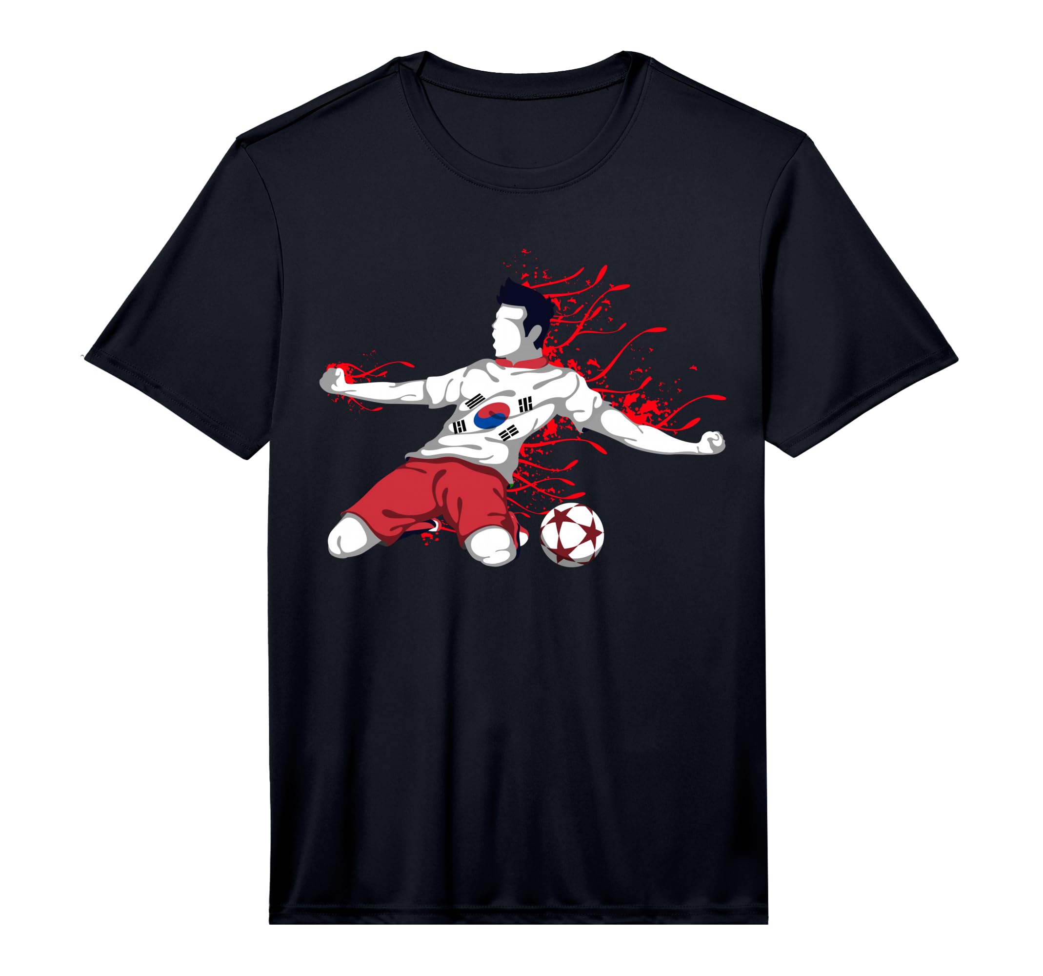 South Korea Soccer Fans Jersey T-Shirt - Fun Novelty Design for Adults