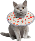 LOS ANDES Cat Recovery Collar for Necks, Alternative to Cones, Lightweight Post-Op Kitten and Puppy Protection