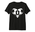 Soccer Number 0 Jersey Funny Soccer T-Shirt - Graphic Print for Adults