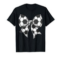 Soccer Ball Coquette Bow Soccer Ball T-Shirt - Streetwear Style for Adults