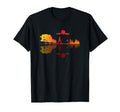 Footgolf Sunset Kicking Ball Funny T-Shirt - Novelty Apparel Men Women