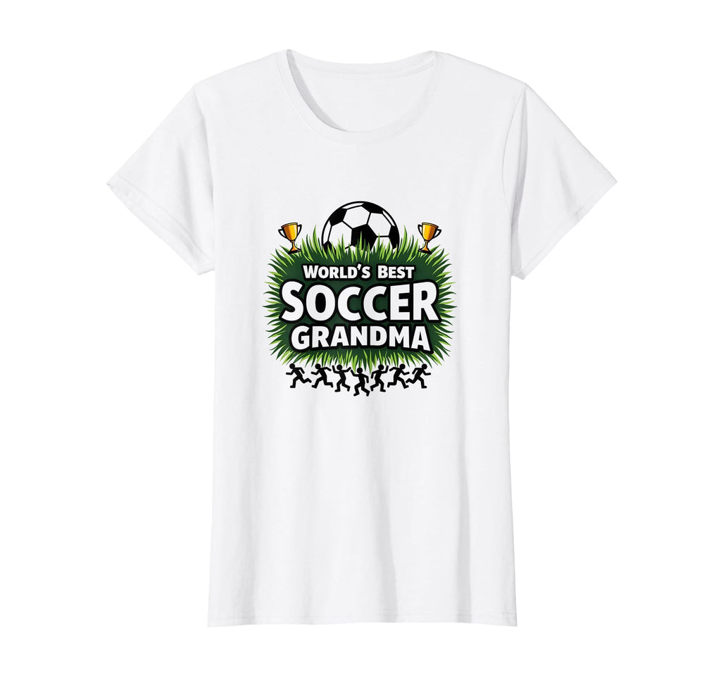 Worlds Best Soccer Grandma Champion T-Shirt - Novelty Apparel Unisex