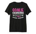 Soccer Goalie Grandma So Loud Soccer T-Shirt - Unique Graphic for Adults