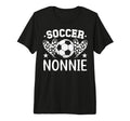 Soccer Nonnie Hearts Nonnie Soccer T-Shirt - Novelty Apparel for Adults