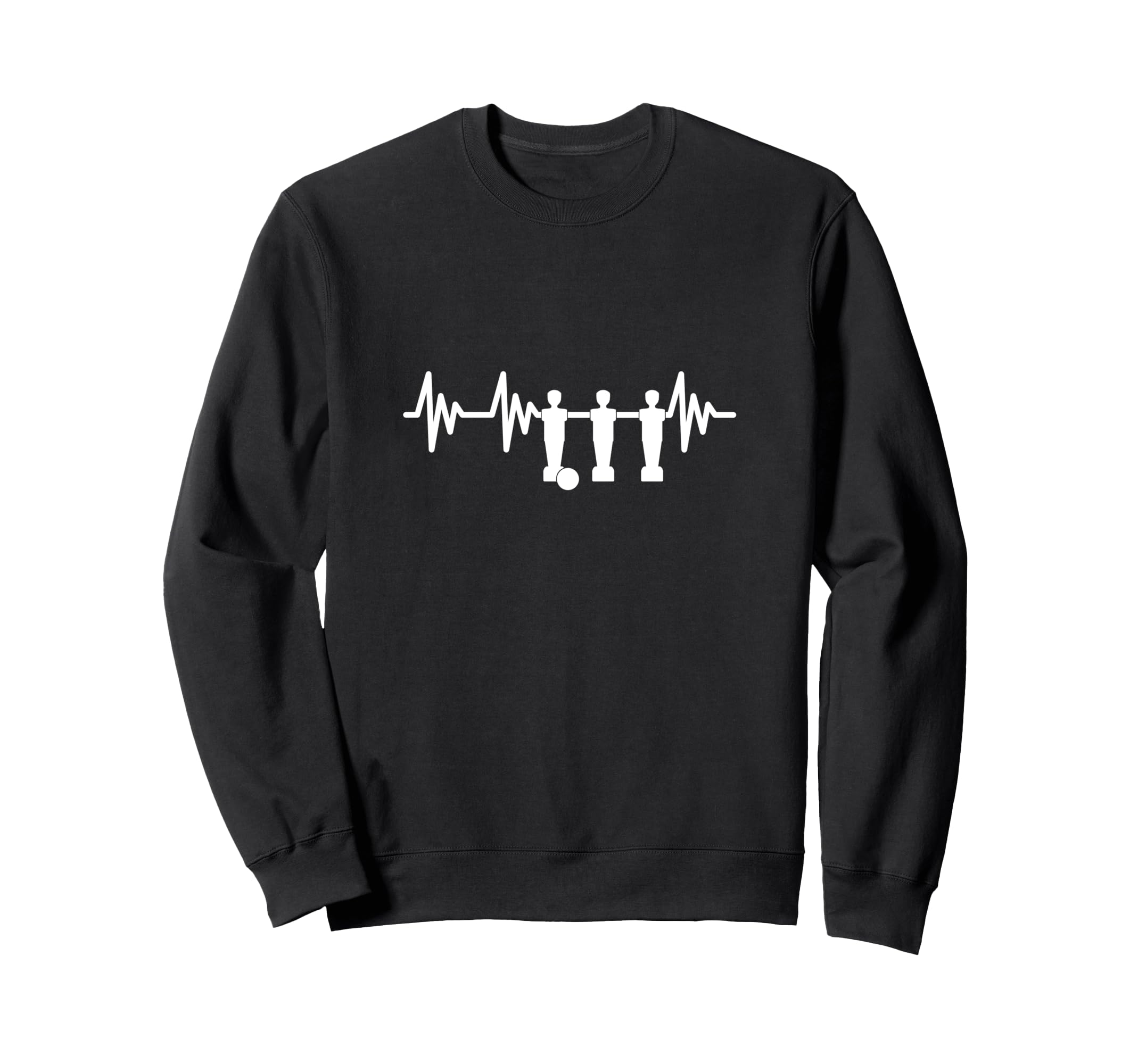 Table Football Heartbeat Sweatshirt - Casual Everyday Wear for Adults