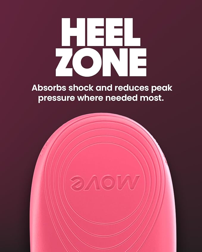 MOVE Baseline - All-Purpose Insoles - Sock Liner - Ultra Thin Shock Absorption - Maximum Freedom of Movement and Energy Return for Cleats, Shoes, Running, Basketball, Baseball (M17-17.5/WM18.5-19)
