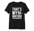 Proud Soccer Goalie Brother Soccer T-Shirt - Aesthetic Graphic for Adults