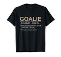 Goalie Craziest Player Team Brave T-Shirt - Trendy Graphic Unisex