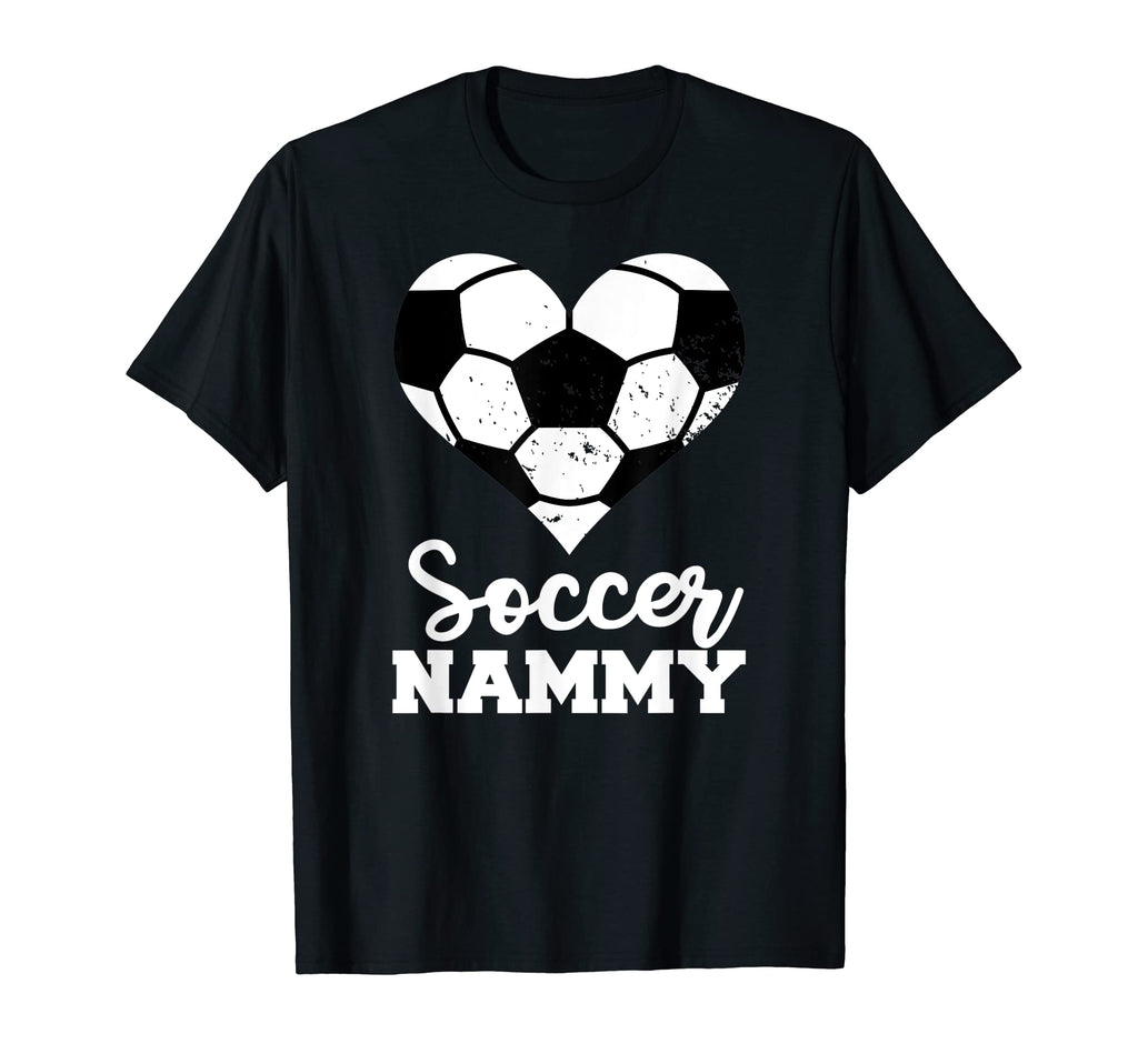 Soccer Nammy Funny Soccer Heart T-Shirt - Fun Novelty Design Unisex