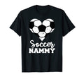 Soccer Nammy Funny Soccer Heart T-Shirt - Fun Novelty Design Unisex