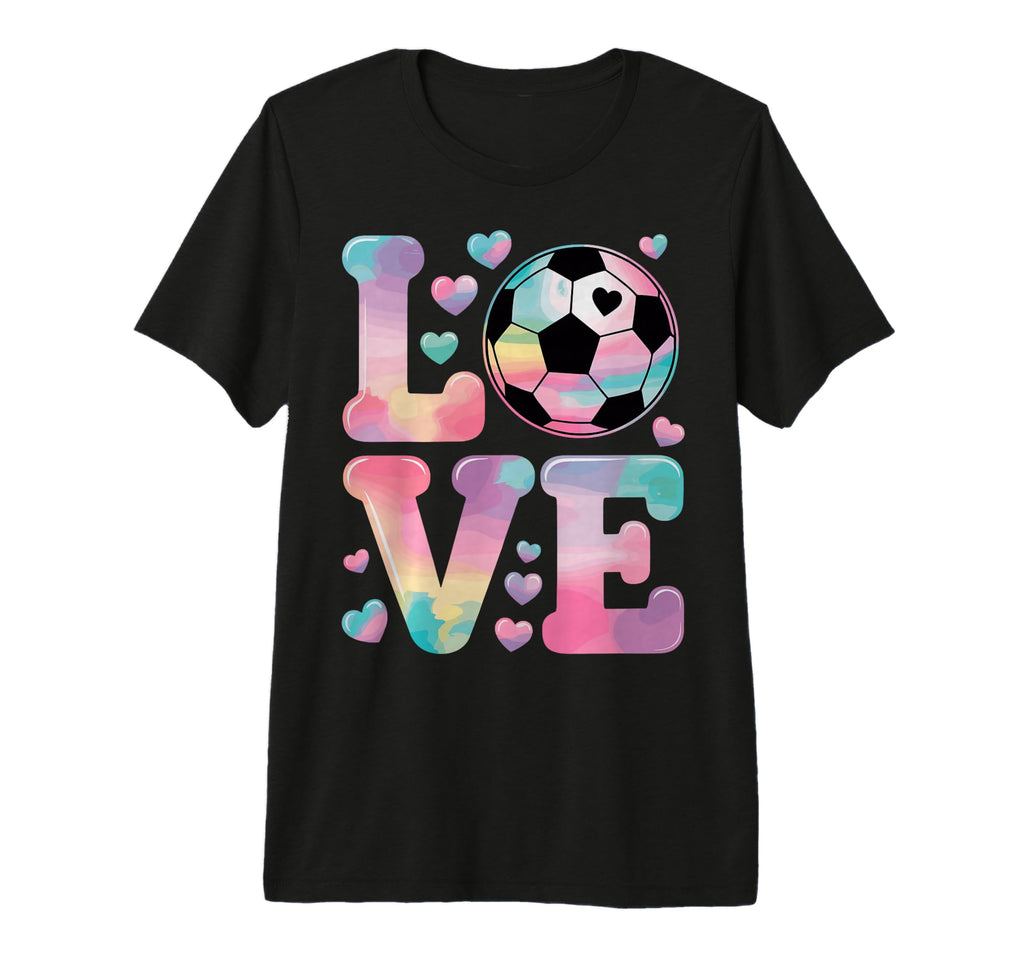 I Love Soccer Goalie Player Fan Game T-Shirt - Custom Art Print for Adults