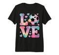 I Love Soccer Goalie Player Fan Game T-Shirt - Custom Art Print for Adults