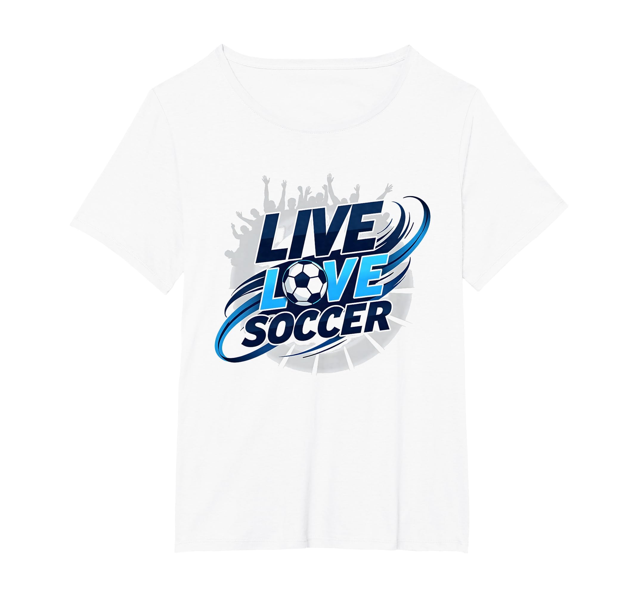 Soccer Mom Live Love Soccer Passion Sweatshirt - Minimalist Print Unisex