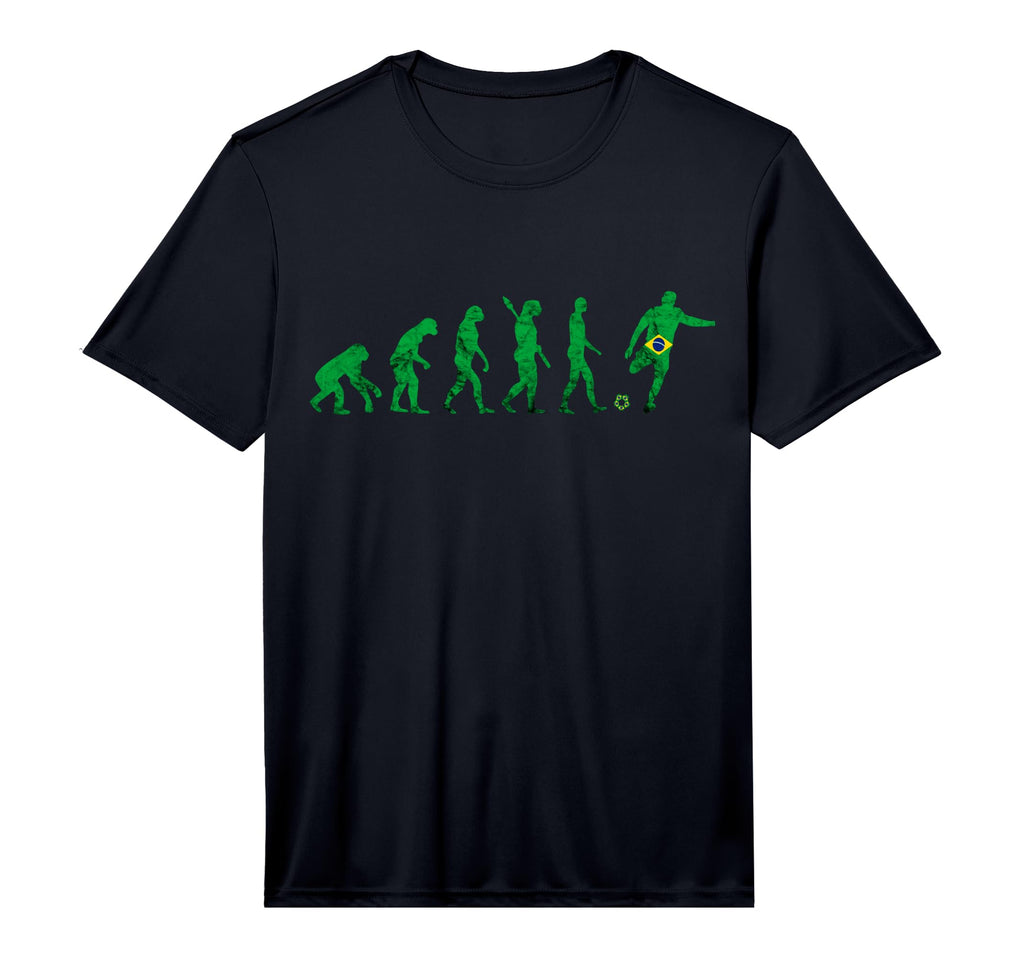Brazil Soccer Brasilian Evolution T-Shirt - Custom Art Print Men Women