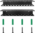 2 Pack Screwdriver Organizer Wall Mounted – Heavy Duty Rustproof Tool Organizer with Durable Design, Space-Saving Storage for Garage, Workshop, Home Workbench