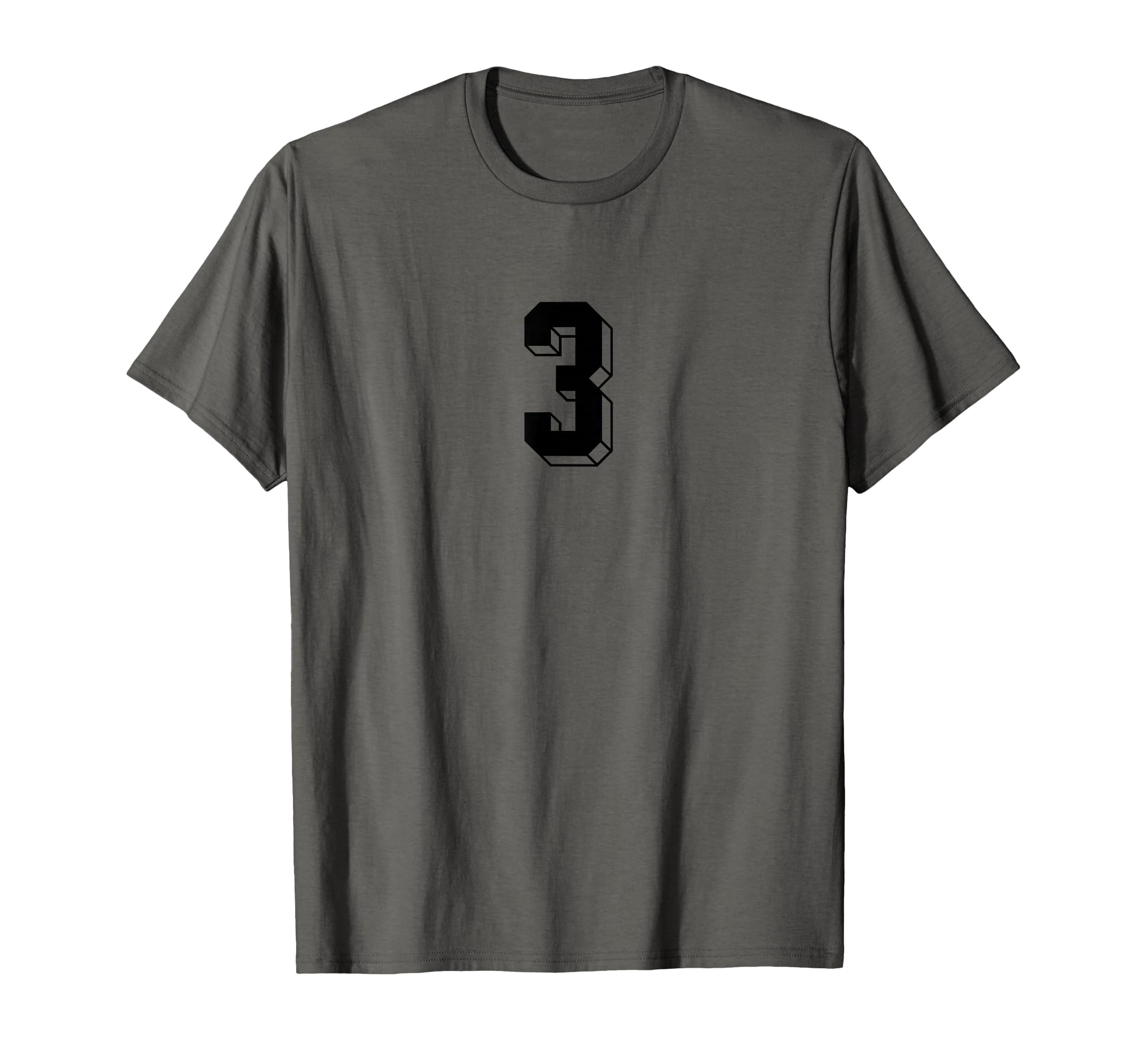 Number 3 80S 90S Soccer Team Jersey T-Shirt - Unique Graphic for Adults