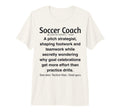 Soccer Coach Tri Blend T-Shirt - Aesthetic Graphic for Adults