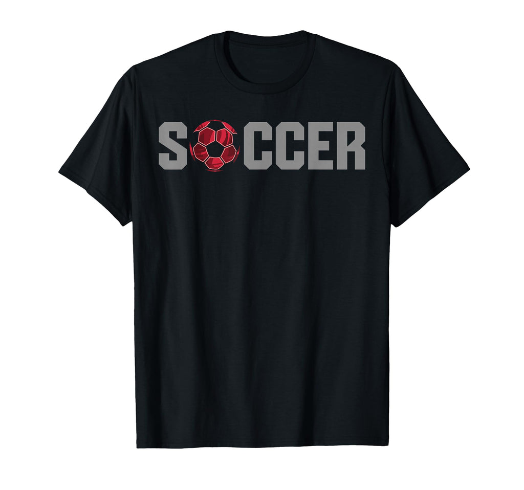 Soccer Football Ball Soccer Player T-Shirt - Fun Novelty Design Men Women