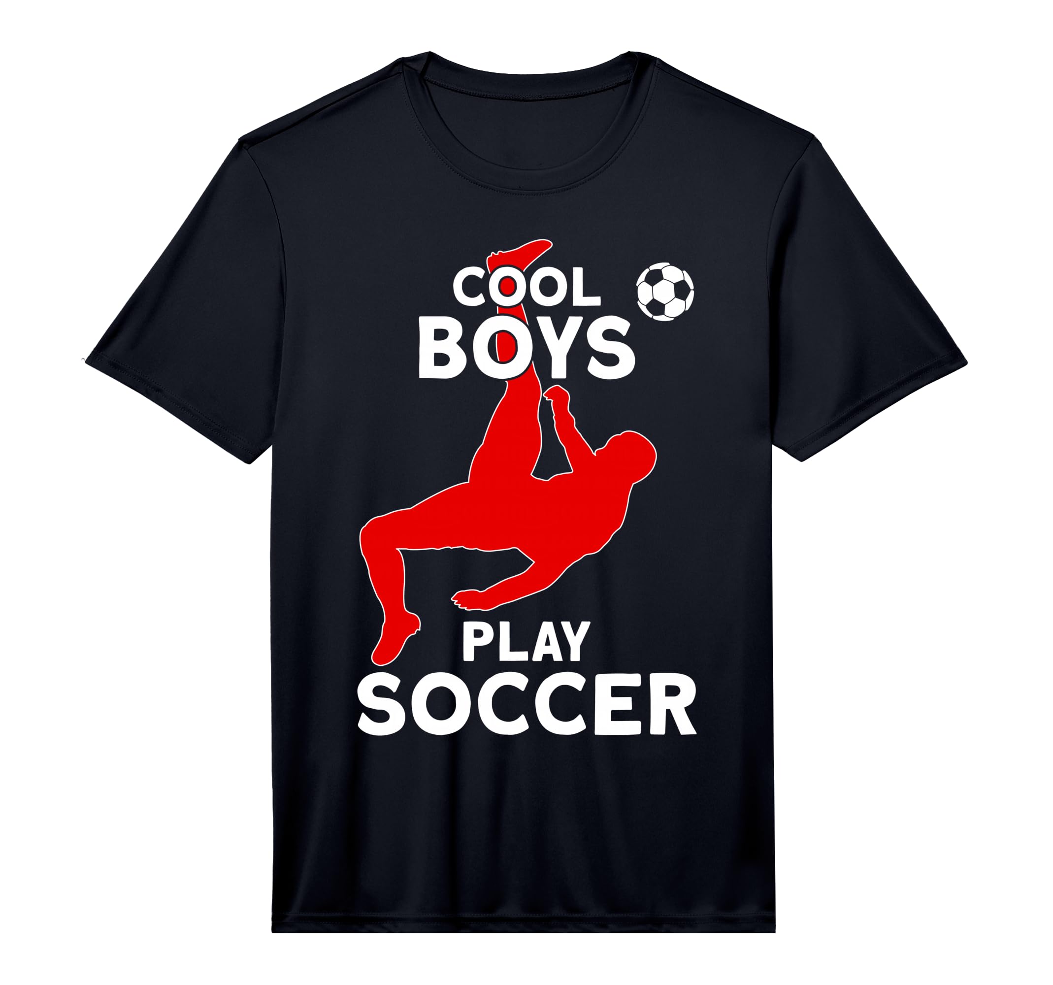 Play Soccer Performance T-Shirt - Minimalist Print Men Women