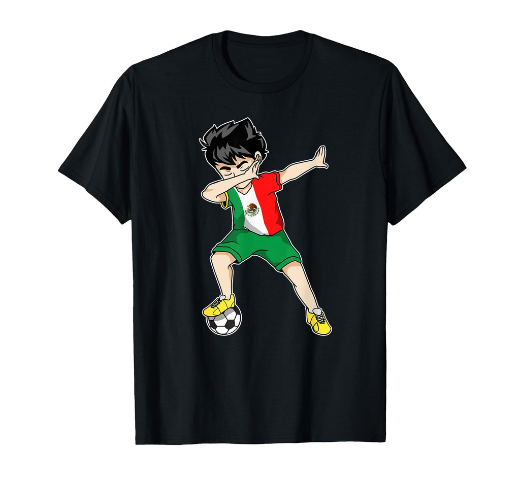 Dabbing Soccer Mexico Football T-Shirt - Minimalist Print Men Women