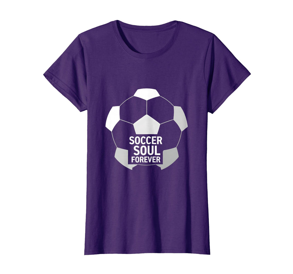 Soccer Soul Forever Passionate Fan T-Shirt - Fun Novelty Design Unisex