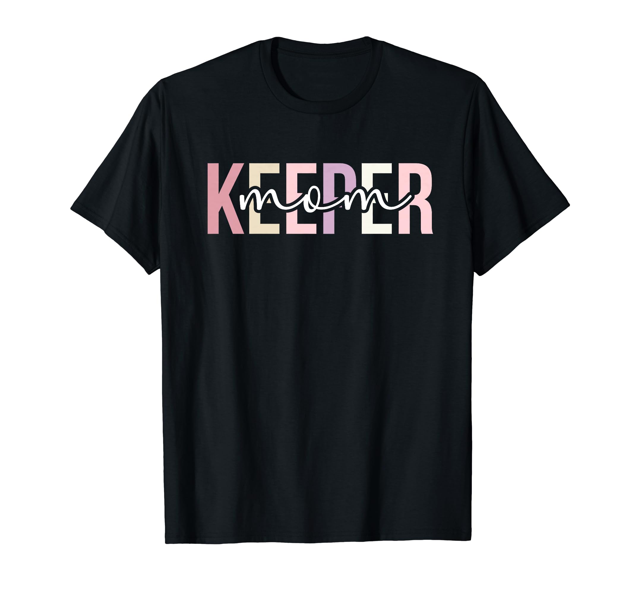 Boho Hockey Keeper Mom Ice Hockey T-Shirt - Fun Novelty Design for Adults