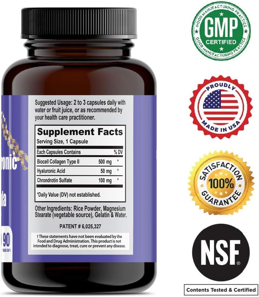 California Natural Hyaluronic Acid Formula - 90 Count