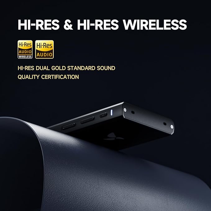 HiBy Digital M300 Music Player with Speaker Android 13 OS SD665 Soc Bluetooth WiFi and FM 1280x640 Resolution IPS Display Supports PCM768k DSD256 32G+2TB Expandable Memory Silver