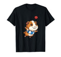 Kawaii Guinea Pig Soccer Number 8 T-Shirt - Casual Everyday Wear Unisex