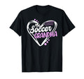 Soccer Grandma Heart Grandma T-Shirt - Casual Everyday Wear for Adults