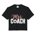 Mrs Soccer Coach Coaches Wives T-Shirt - Minimalist Print for Adults