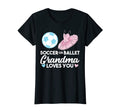 Womens Soccer Or Ballet Grandma Loves You T-Shirt - Trendy Graphic Unisex