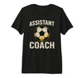 Assistant Soccer Coach Distressed T-Shirt - Streetwear Style for Adults